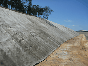 Нагельное крепление склона с торкретирвоанием Landslide protection