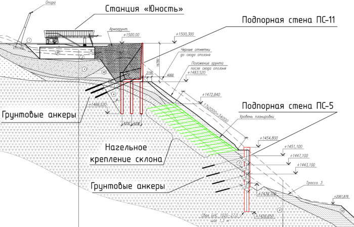 ПС-5 ПС-11 разрез-восстановлено