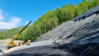 Нагельное крепление склона в комбинации с противоэрозионной защитой