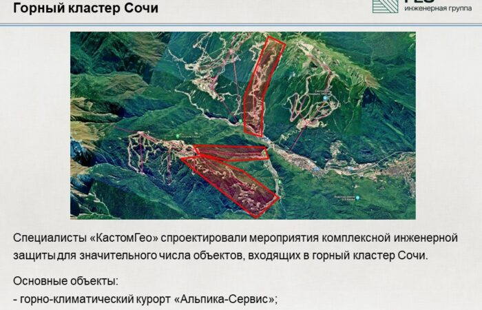 КЛЮЧЕВЫЕ СЛОВА: Инженерная защита территории, оползень, сель, снежная лавина, камнепад, эрозия, грунтовый анкер