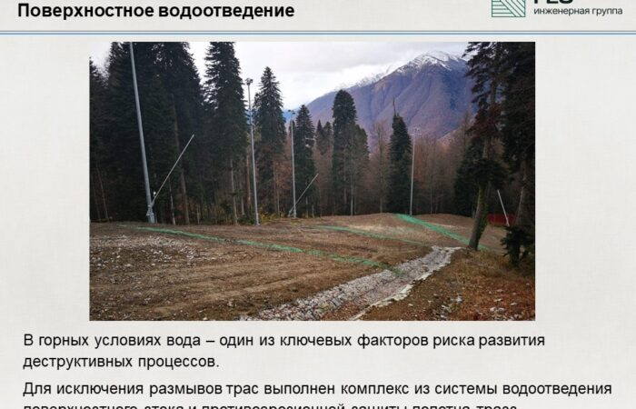 2.1 Водоотведение и защита от эрозии