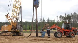 Усиление грунтов щебеночными сваями